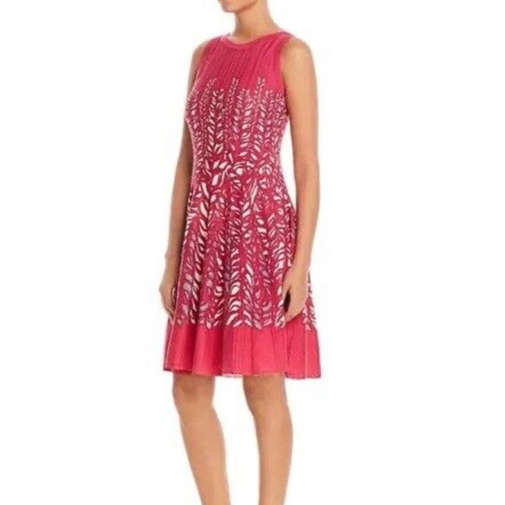 NIC+ZOE Twirl Knit Hand Painted Dress